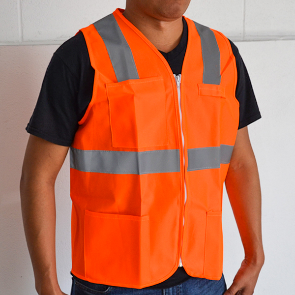 Chaleco Alta Visibilidad Jyrsa Naranja SR-1020NCR - 2